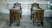 Chairs in the Abbey - but which is the reproduction?