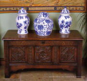 Carved reproduction sideboard